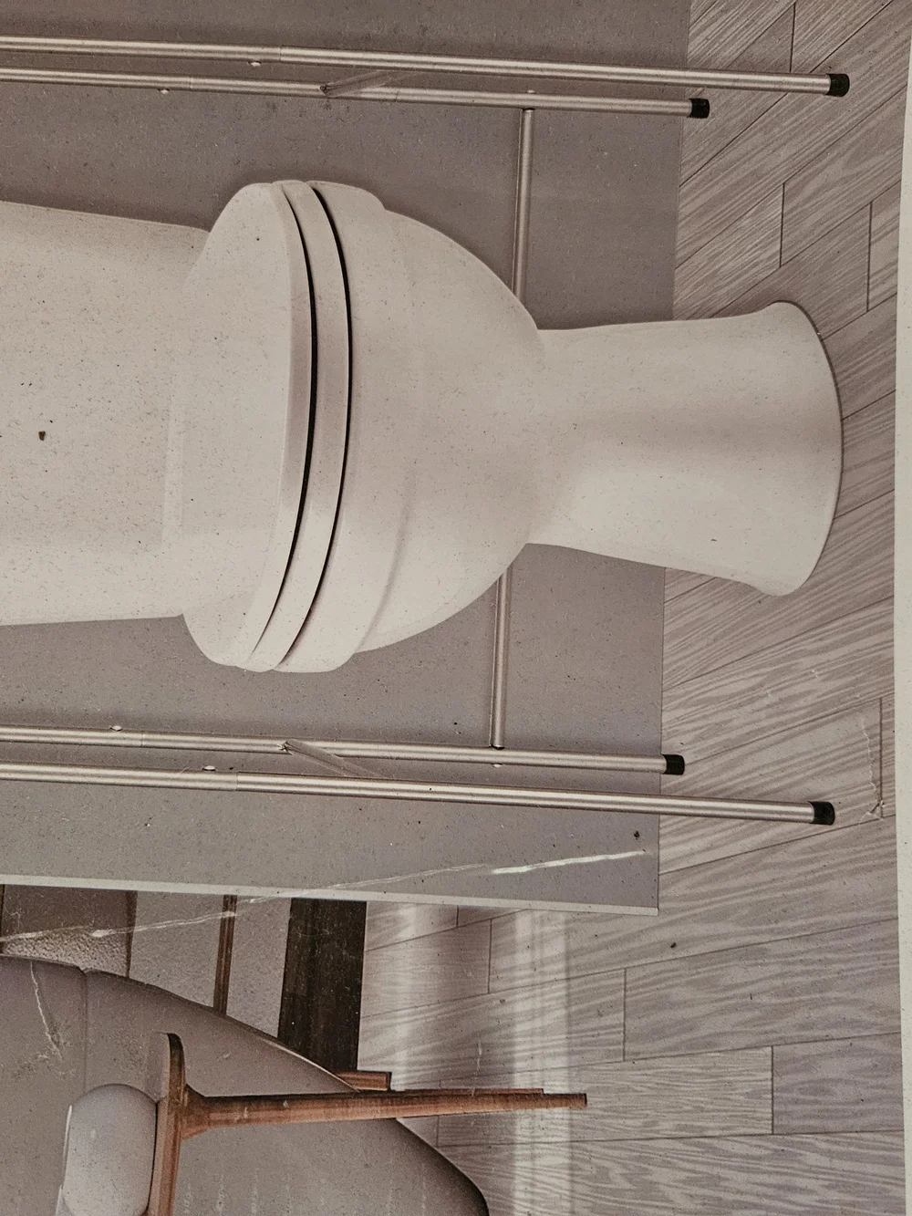 Metal Over-the-Toilet Bathroom Shelf Unit in Silver